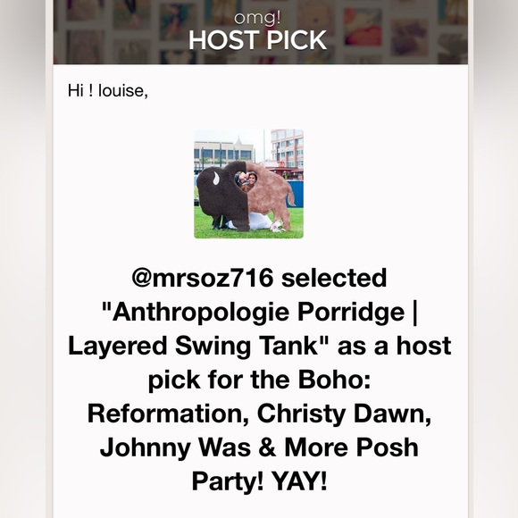 Anthropologie Porridge | Layered Swing Tank - Picture 2 of 10